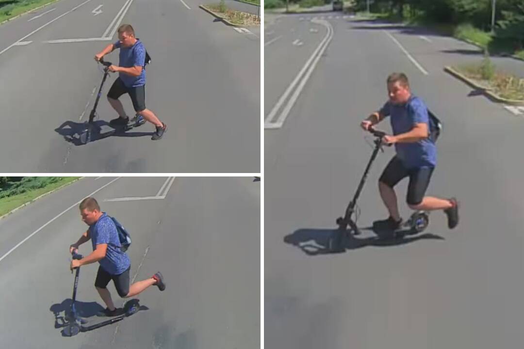 Foto: Neznámy muž na kolobežke sa v Košiciach z ničoho nič objavil pred idúcim autobusom. Pri zabrzdení sa zranila cestujúca