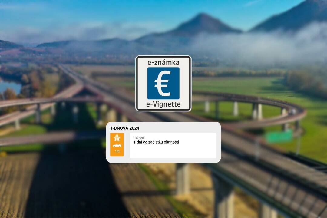 Foto: Novinka pre motoristov. Od augusta môžu využívať jednodňovú diaľničnú známku