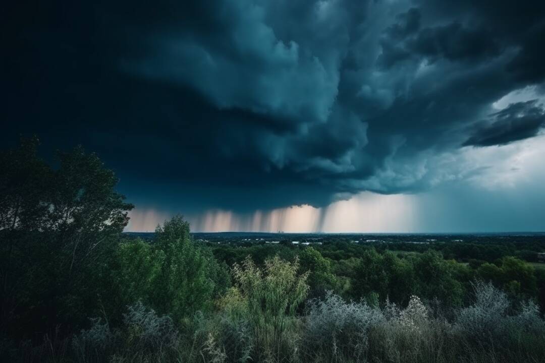 Foto: Východ Slovenska dnes zasiahnu výdatné búrky a dažde. Meteorológovia vydali výstrahu