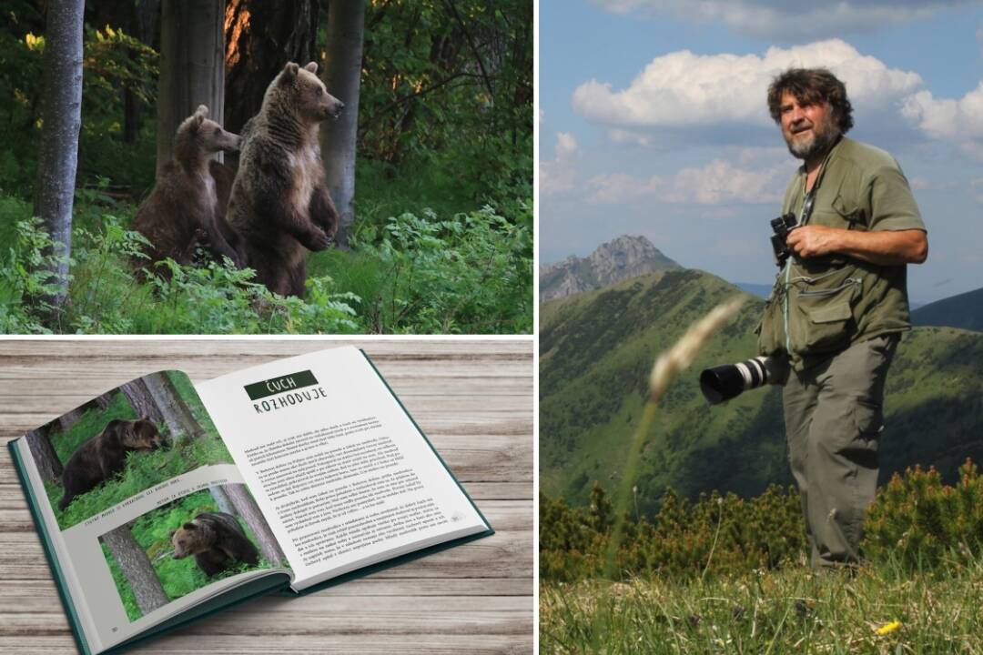 Foto: S medveďmi sa stretol viac než 100-krát, teraz vydáva knihu o zážitkoch so šelmami