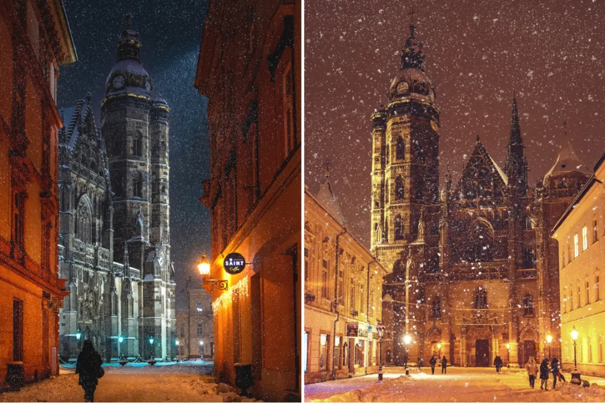 FOTO: Zasnežené mesto očami Košičana. Košice sa pred Milanovým objektívom menia na rozprávku