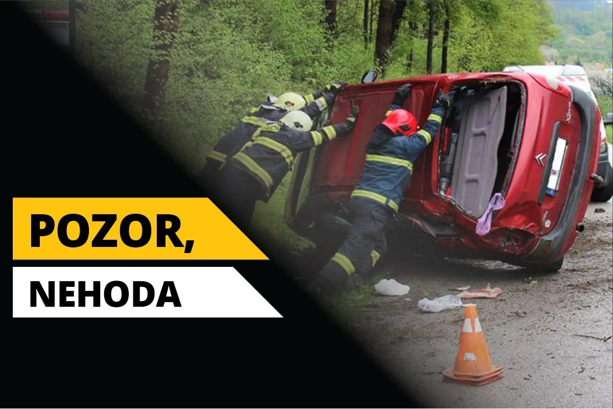 Foto: V Košiciach na výjazde z Dopravnej došlo k zrážke. Zrazilo sa osobné auto a skúter