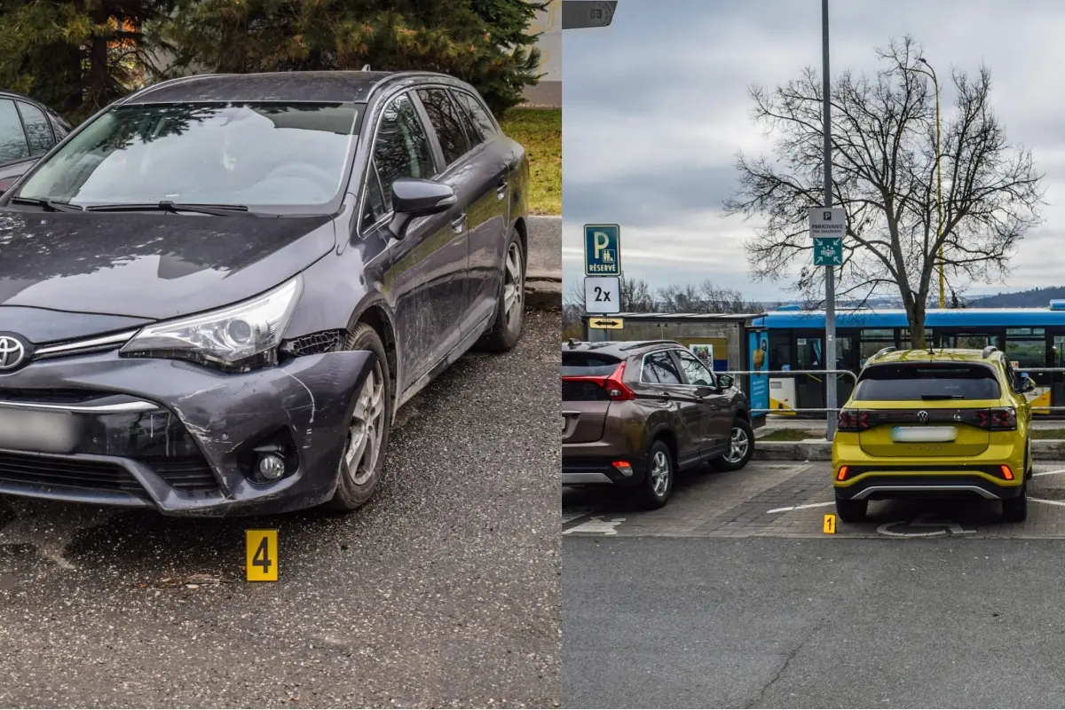 Poškodili cudzie autá a z miesta činu odišli. Košickí policajti hľadajú svedkov dvoch nehôd, nevideli ste ich?