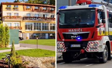 Požiar spôsobil škody za státisíce. Poškodil aj známy hotel Lesanka na Ružíne