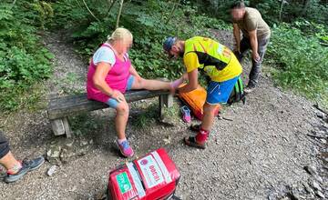 Staršia turistka si pri túre v Slovenskom raji poranila členok, na pomoc jej smerovali horskí záchranári