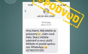 Dávajte si pozor na klamlivé SMS. Podvodník sa môže vydávať za vaše dieťa a útočiť vám na city