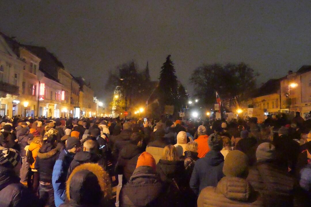 FOTO: Protest v Košiciach 18. januára 2024, foto 3