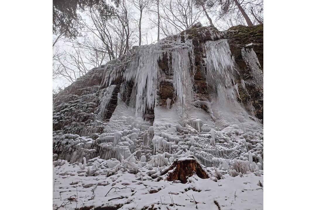 FOTO: Lezenie po ľadovej stene v Zádielskej doline, foto 10