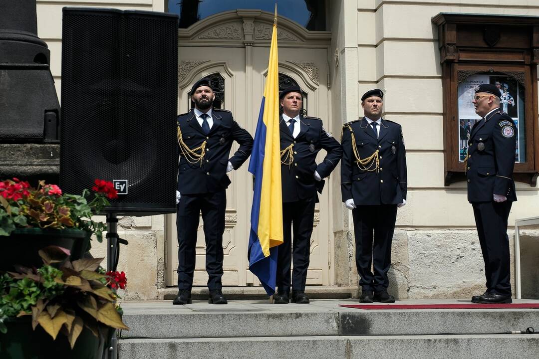 FOTO: Košice ocenili mestských policajtov za ich službu, foto 16