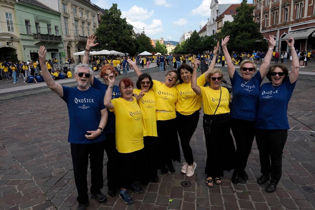 FOTO: Košická Hlavná ulica sa roztancovala v rytme štvorylky, foto 8