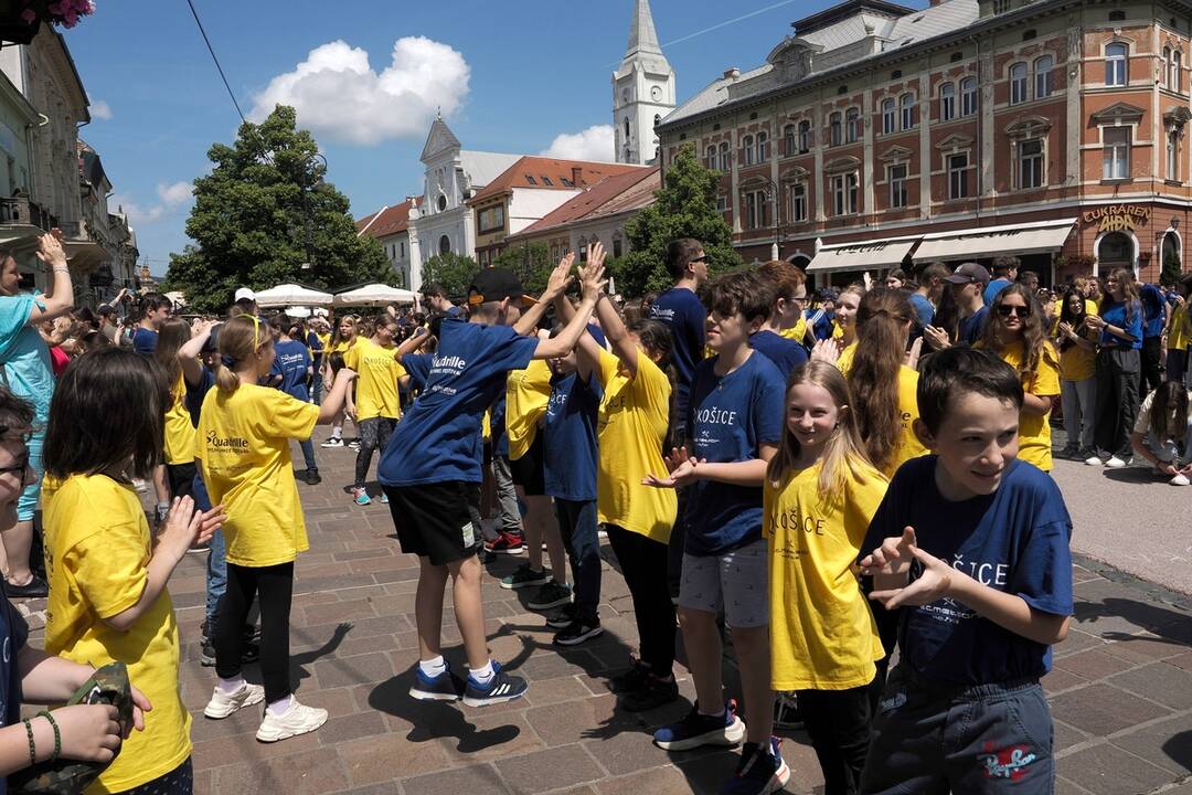 FOTO: Košická Hlavná ulica sa roztancovala v rytme štvorylky, foto 16