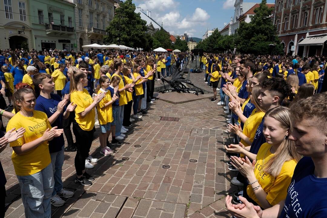 FOTO: Košická Hlavná ulica sa roztancovala v rytme štvorylky, foto 17