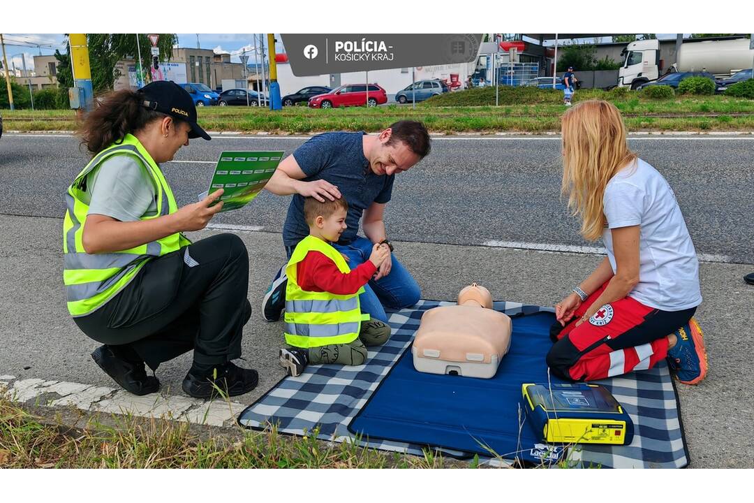 FOTO: Polícia otestovala košických vodičov z podania prvej pomoci, foto 1