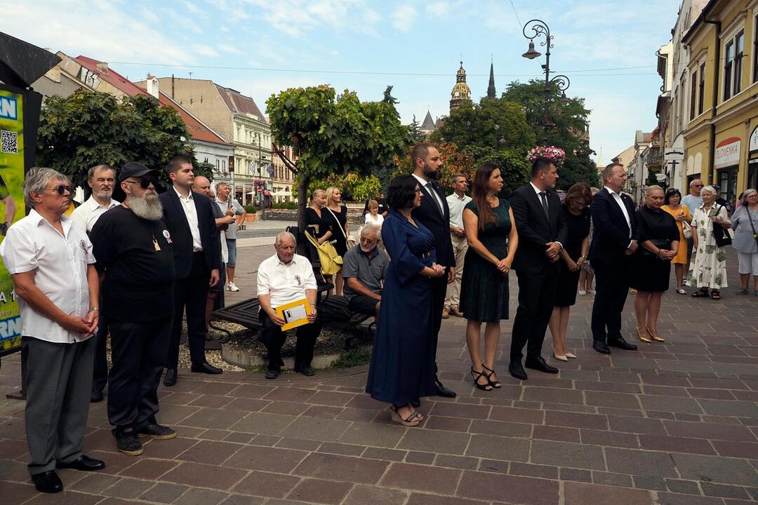 FOTO: Spomienka na hrdinstvo aj obrovské straty. Košice si pripomenuli august 1968, foto 4