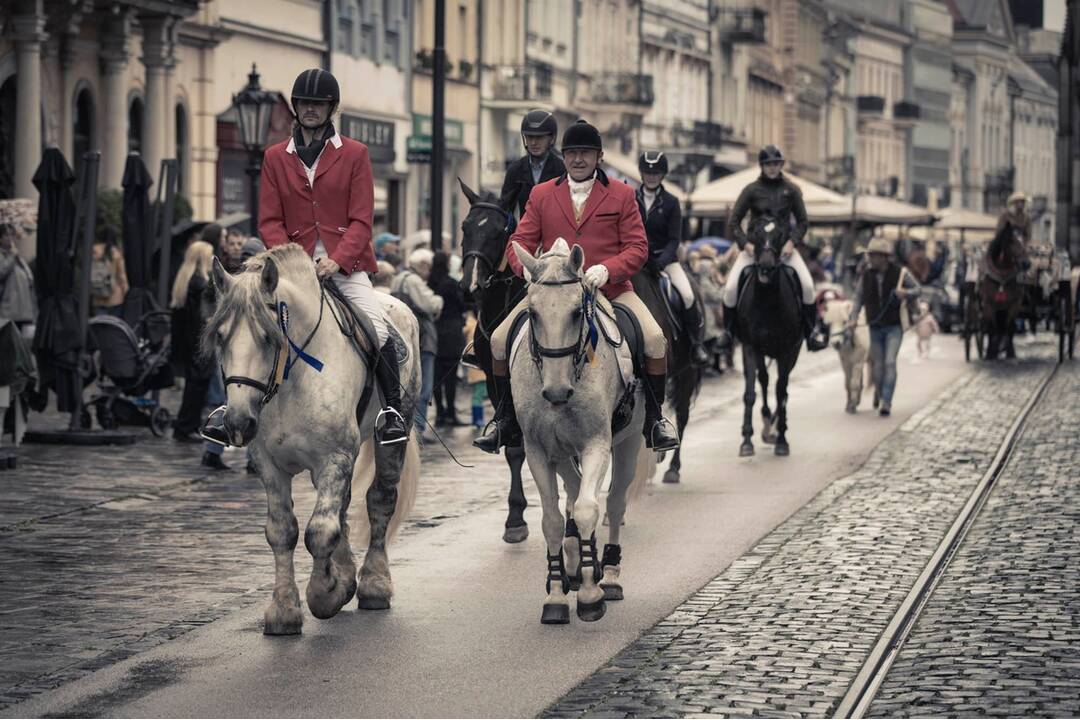 FOTO: Košicami viedol sprievod koní. Konala sa tradičná Hubertova jazda, foto 4