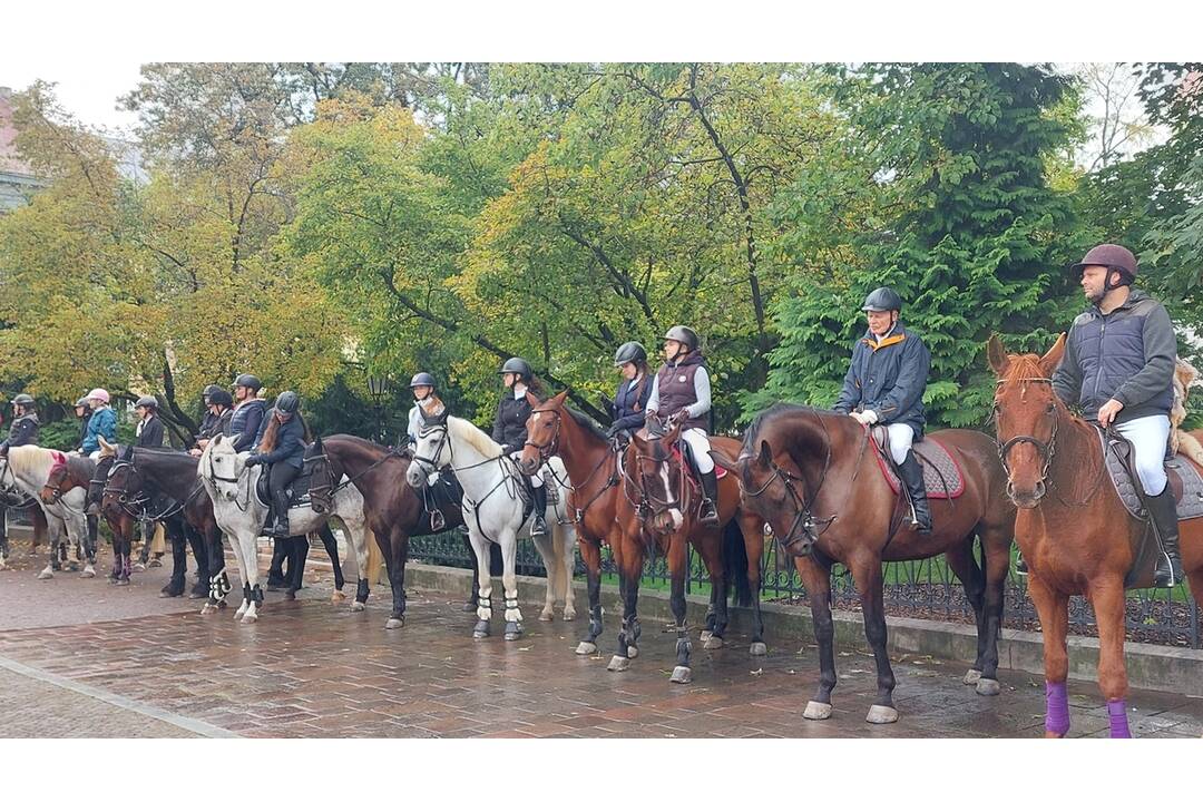 FOTO: Košicami viedol sprievod koní. Konala sa tradičná Hubertova jazda, foto 41