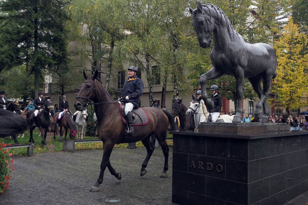 FOTO: Košicami viedol sprievod koní. Konala sa tradičná Hubertova jazda, foto 53