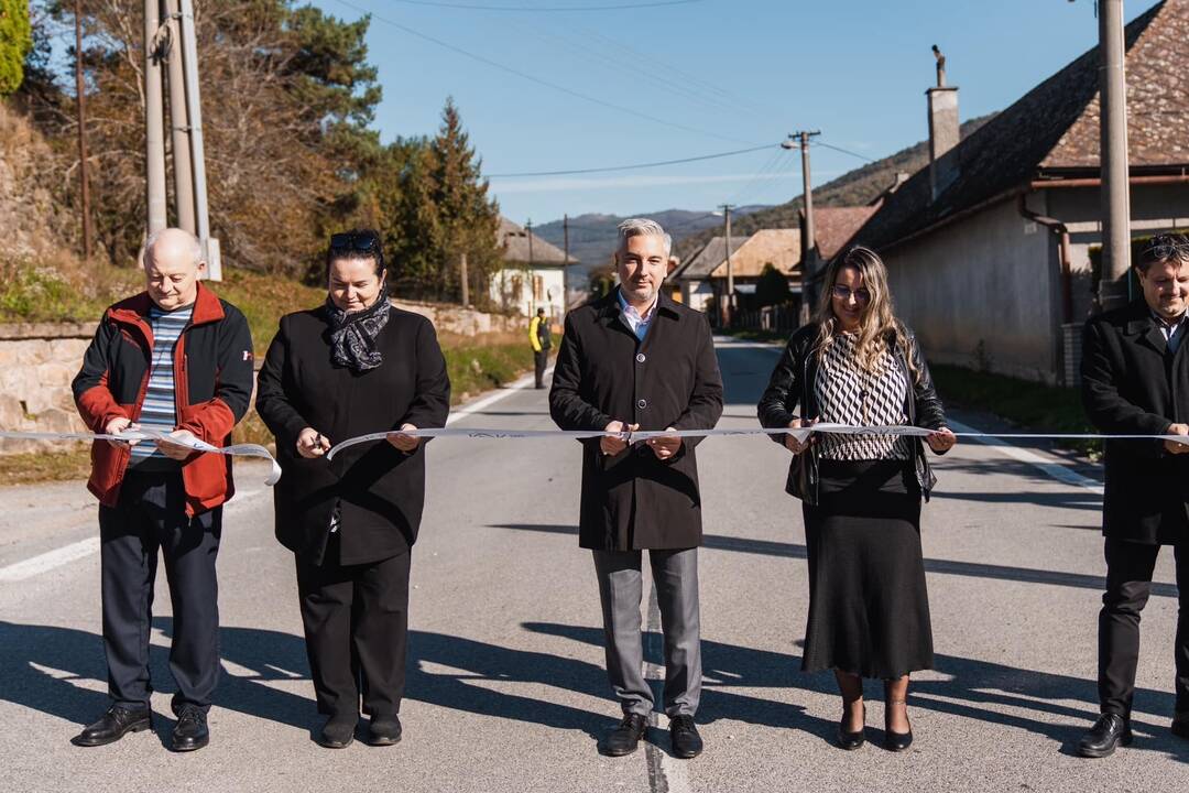 FOTO: Zrekonštruovaná cesta medzi okresmi Rožňava a Spišská Nová Ves, foto 2