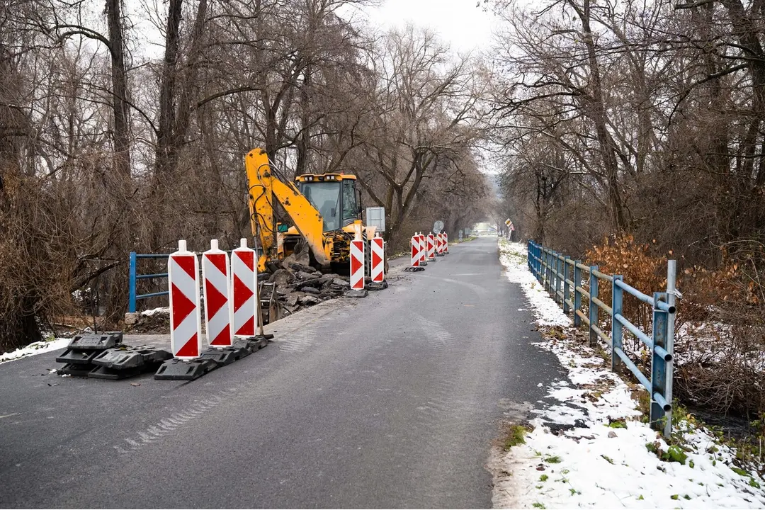 FOTO: Oprava mosta pred obcou Debraď, foto 1