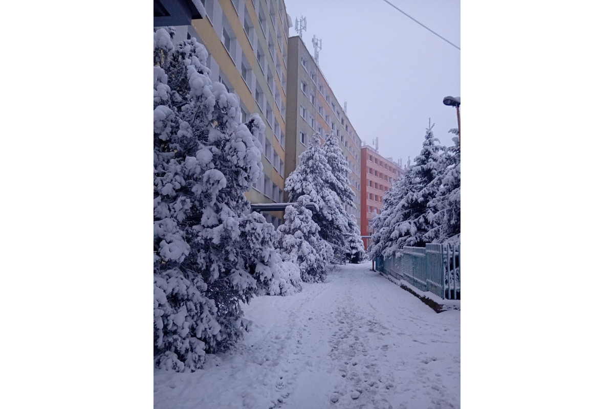 Košičanov na nový rok prekvapila poriadna snehová nádielka, foto 10