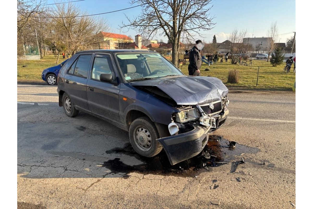 FOTO: Nehoda v obci Biel v trebišovskom okrese, foto 1