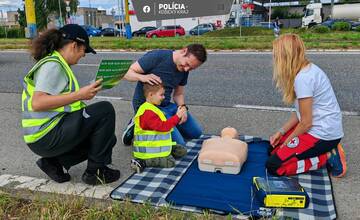 FOTO: Polícia otestovala košických vodičov z podania prvej pomoci